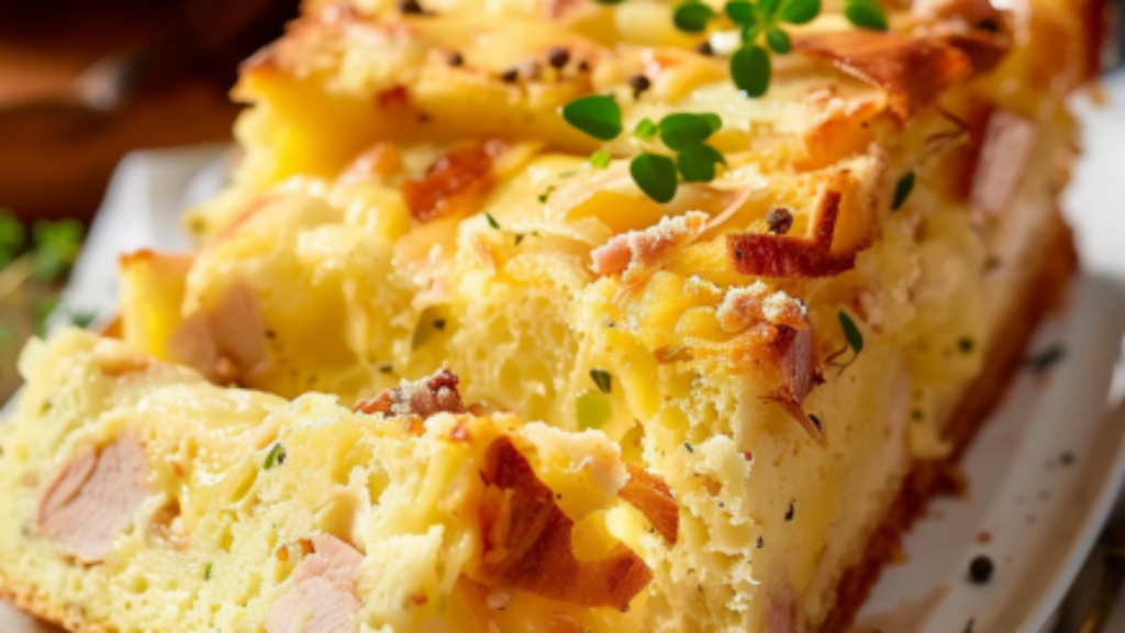 Cake au Poulet et Gruyère Depuis recettemoderne.com