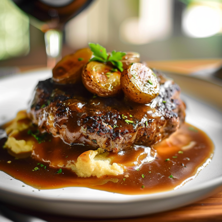 recette de Salisbury Steak Depuis recettemoderne.com