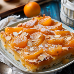 Gâteau aux abricots et aux amandes Depuis recettemoderne.com