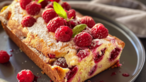 Gâteau au Yaourt et aux Framboises Depuis recettemoderne.com