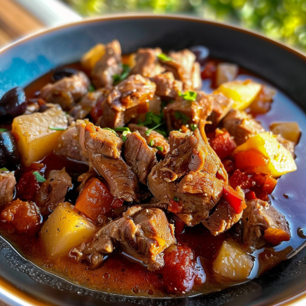 Sauté de veau portugais Depuis recettemoderne.com