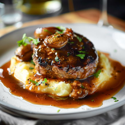 recette de Salisbury Steak Depuis recettemoderne.com