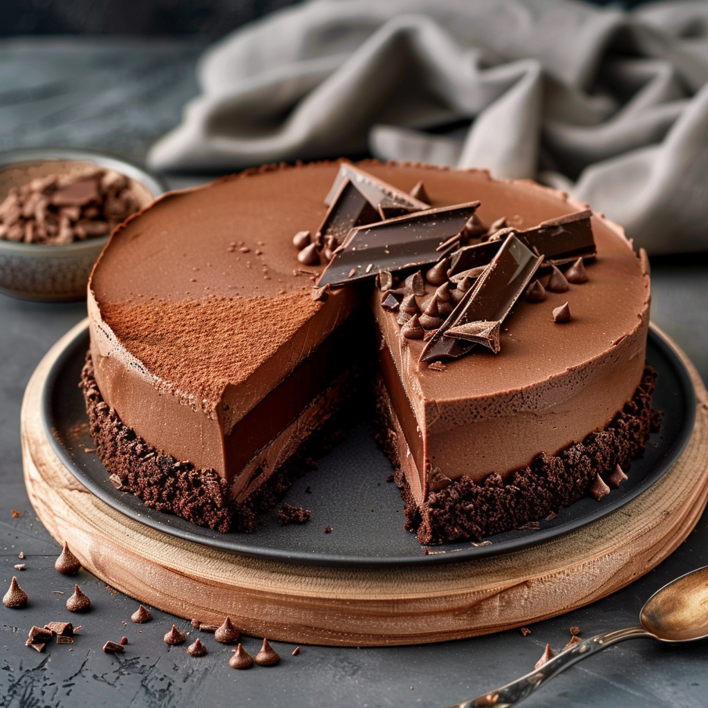 Gâteau mousseux au chocolat depuis recettemoderne.com