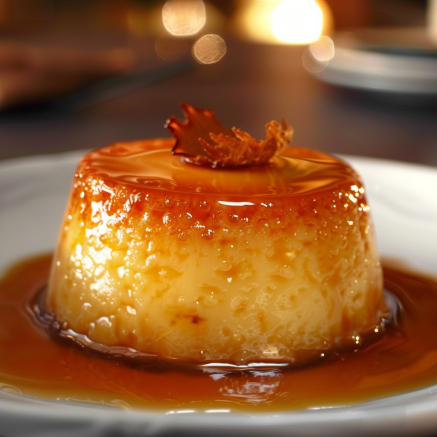 Gâteau de riz au caramel et vanille Depuis recettemoderne.com