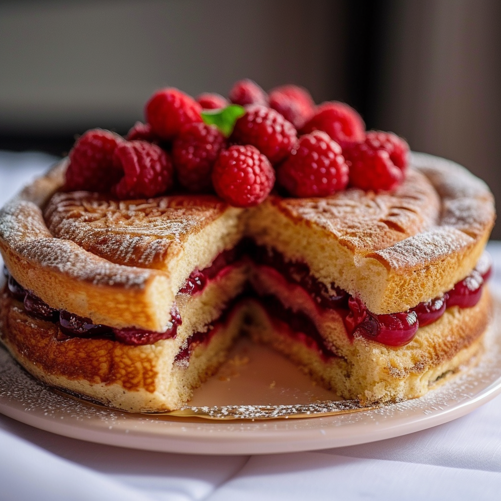 Gâteau Breton à la Framboise depuis recettemoderne.com