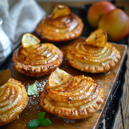 Chaussons aux Pommes Depuis recettemoderne.com