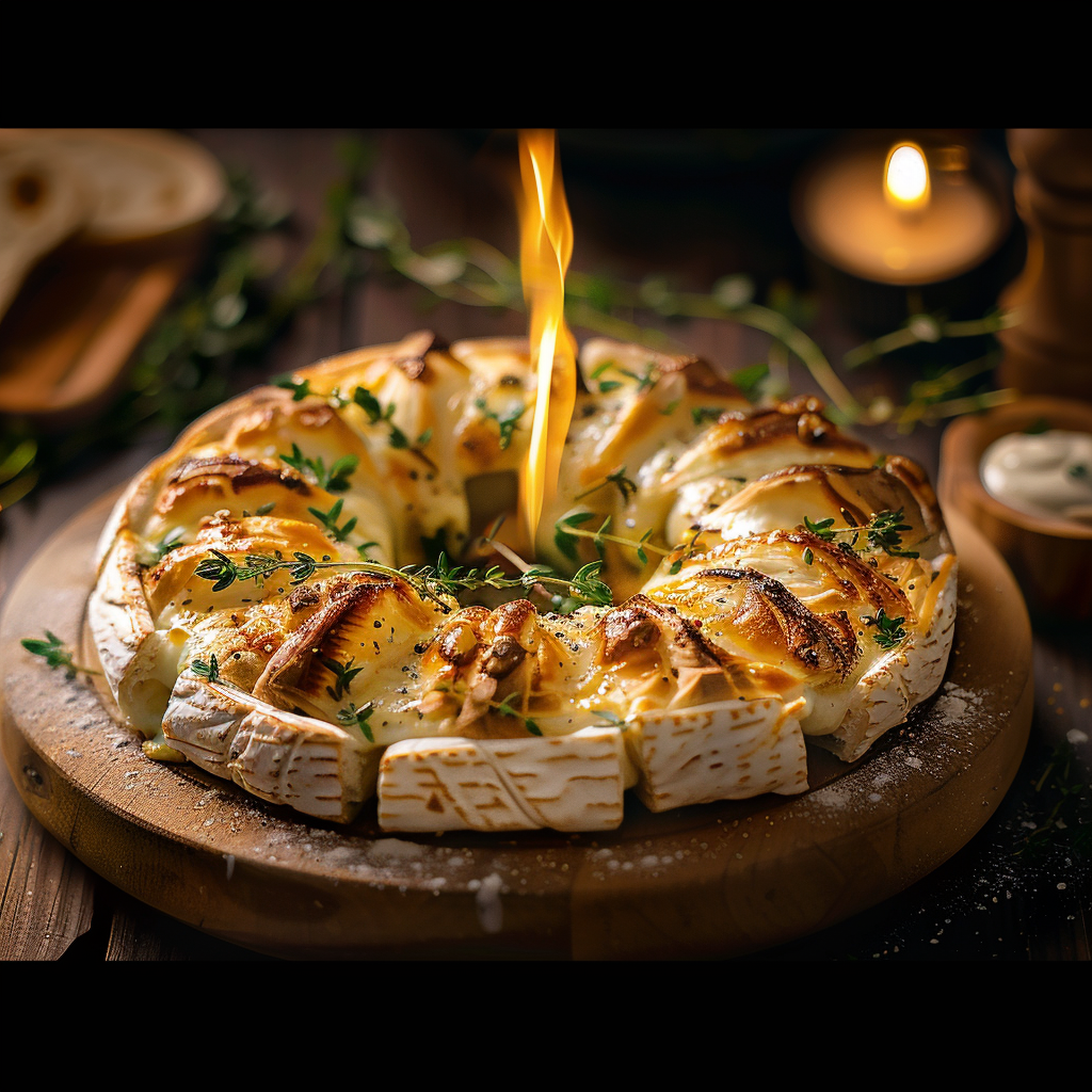 Camembert au Four en Pâte Feuilletée depuis recettemoderne.com