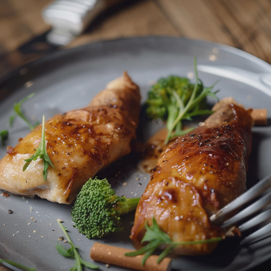 Cigares au Poulet et à l'Oignon