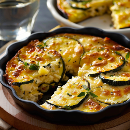Courgettes au fromage au four Depuis recettemoderne.com