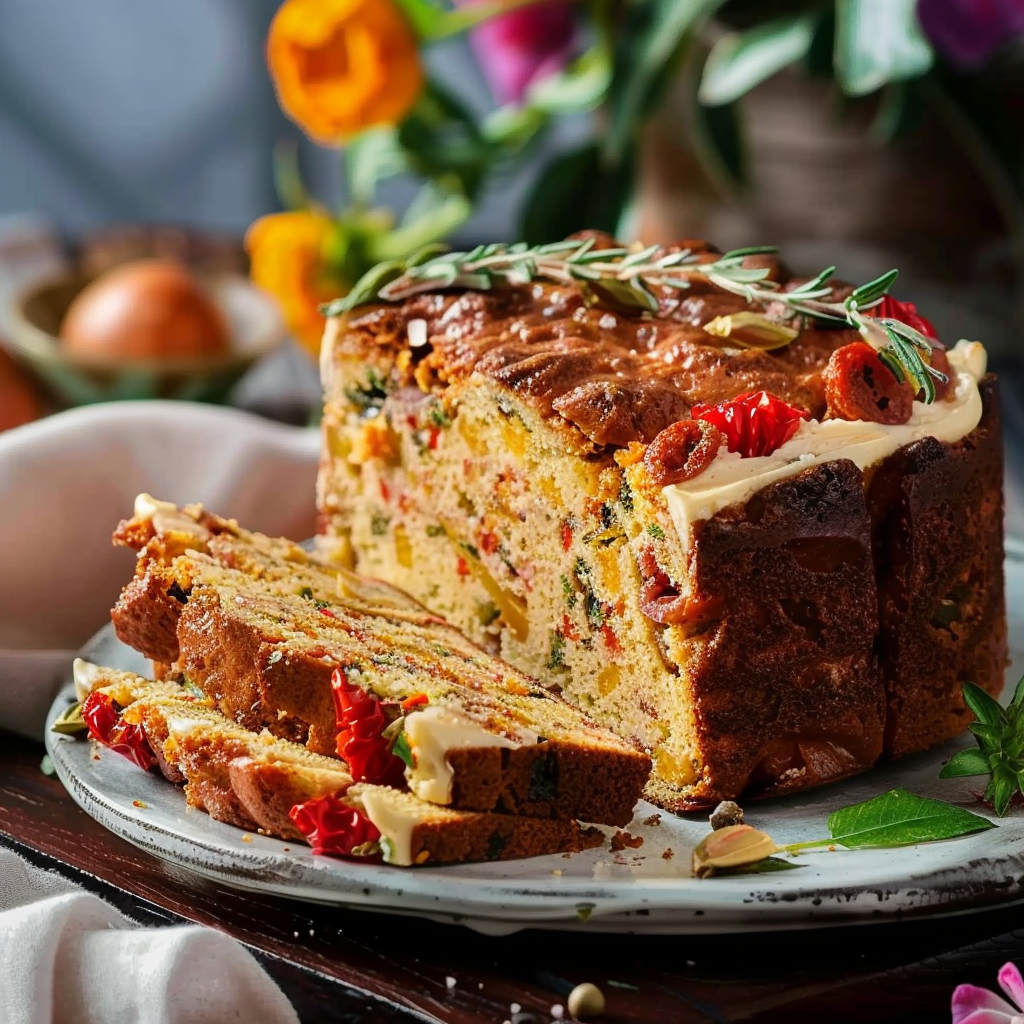 Cake au Chorizo et Poivrons : Savoureux et Coloré !