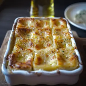 Gratin d'Oignons au Cantal depuis recettemoderne.com