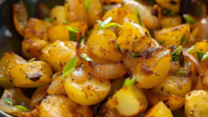 Pommes de Terre Sautées aux Oignons Depuis recettemoderne.com