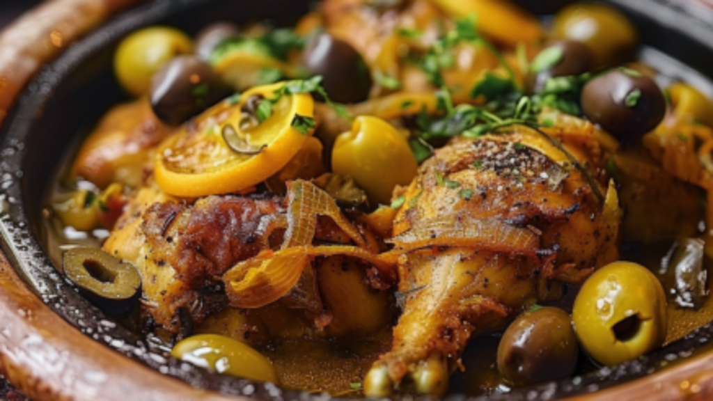 Tajine marocain au poulet Depuis recettemoderne.com