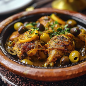 Tajine marocain au poulet Depuis recettemoderne.com