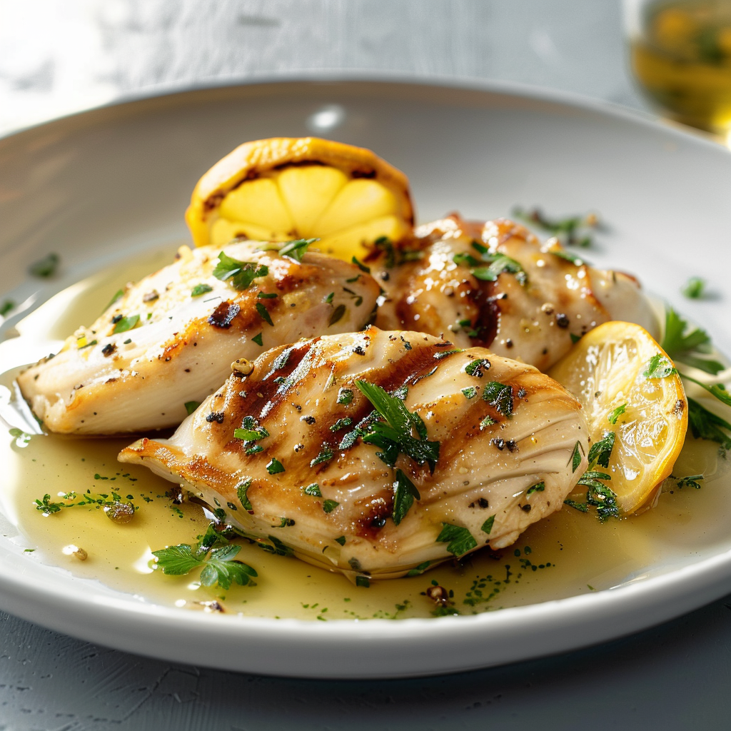 Blancs de Poulet à l’Ail et au Citron depuis recettemoderne.com