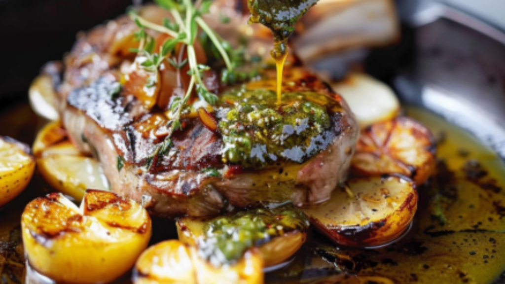 Gigot d'Agneau aux Herbes Depuis recettemoderne.com