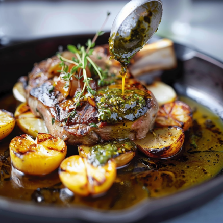 Gigot d'Agneau aux Herbes Depuis recettemoderne.com