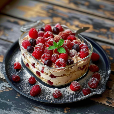 Tiramisu aux Fruits Rouges Depuis recettemoderne.com