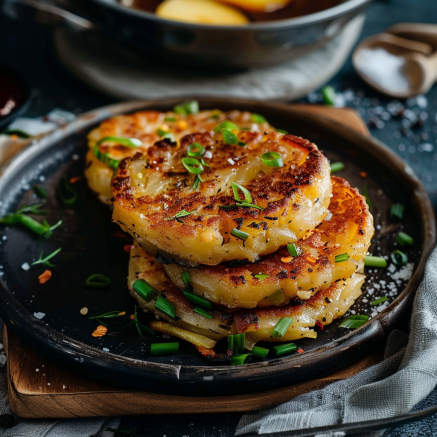 Blinis de Pommes de Terre Depuis recettemoderne.com