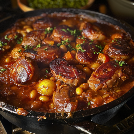 Cassoulet Créole Depuis recettemoderne.com