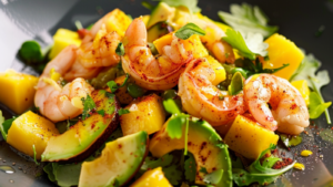 Salade Avocat Mangue Crevettes