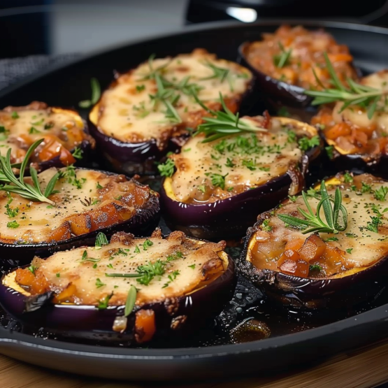 Aubergines Farcies au Four : Délice Méditerranéen