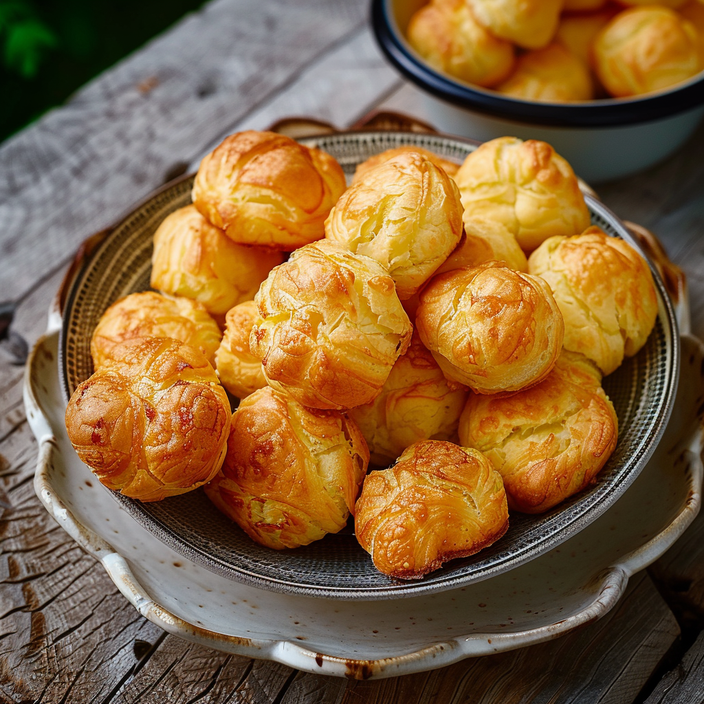 Gougères au vieux comté depuis recettemoderne.com