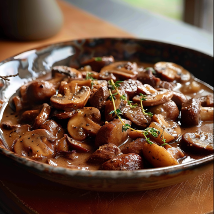 Ragoût de Joue de Bœuf aux Champignons depuis recettemoderne.com