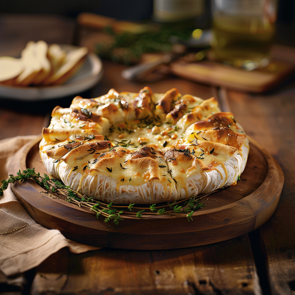 Camembert au Four en Pâte Feuilletée depuis recettemoderne.com