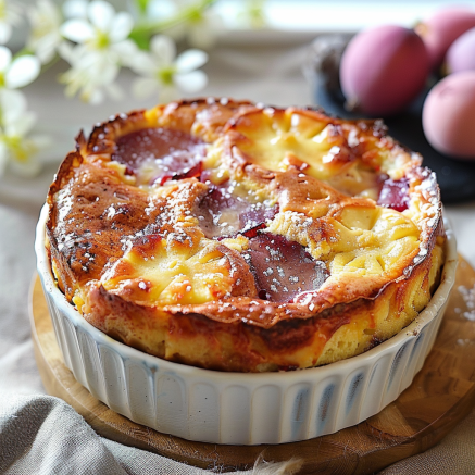 Clafoutis de Chou-Fleur à la Dinde Depuis recettemoderne.com