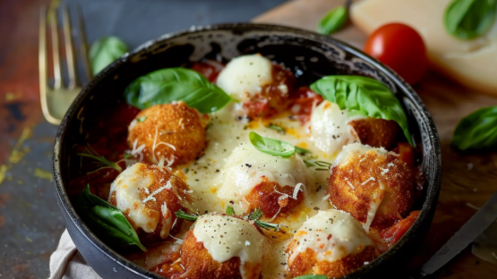 Boulettes de Viande Hachée à la Mozzarella