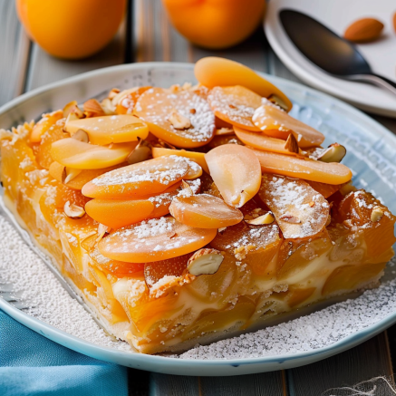 Gâteau aux abricots et aux amandes Depuis recettemoderne.com