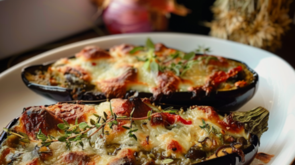 Aubergines à la Sarde Depuis recettemoderne.com