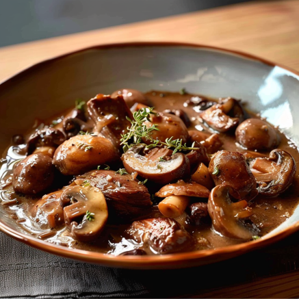 Ragoût de Joue de Bœuf aux Champignons depuis recettemoderne.com