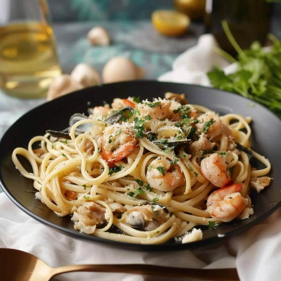 Linguine aux Fruits de Mer: Recette Gourmande et Savoureuse