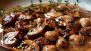 Ragoût de Joue de Bœuf aux Champignons depuis recettemoderne.com
