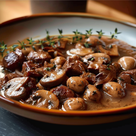 Ragoût de Joue de Bœuf aux Champignons depuis recettemoderne.com