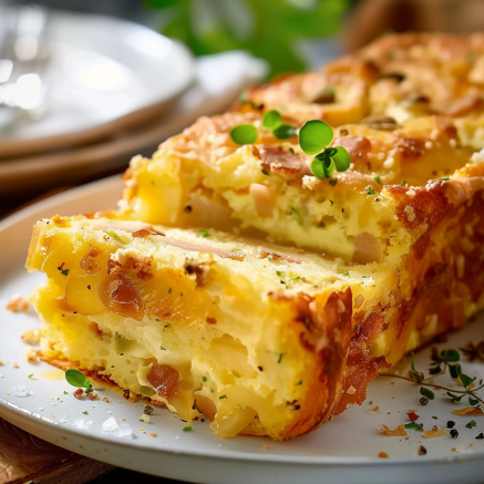 Cake au Poulet et Gruyère Depuis recettemoderne.com