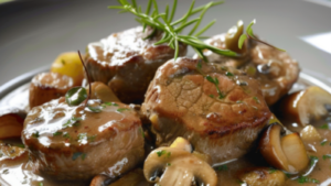 Paupiettes de Veau à la Sauce Forestière Depuis recettemoderne.com