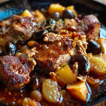 Sauté de veau portugais Depuis recettemoderne.com