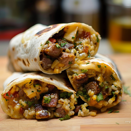 Burritos au Bœuf et au Fromage Depuis recettemoderne.com