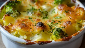 Gratin de chou-fleur et brocoli depuis recettemoderne.com