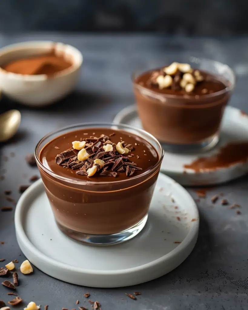Panna Cotta chocolat recette depuis recettemoderne.com