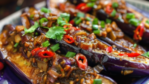 Aubergines à la Sichuanaise Depuis recettemoderne.com