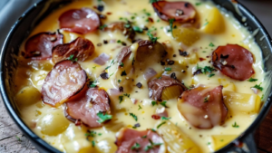 Fondue d’Endives aux Saucisses Fumées Depuis recettemoderne.com