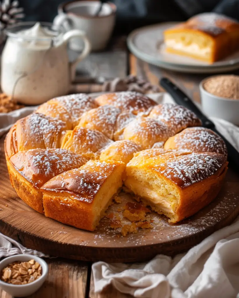 Brioche-Kuchen mit Sahne von Recipemoderne.com