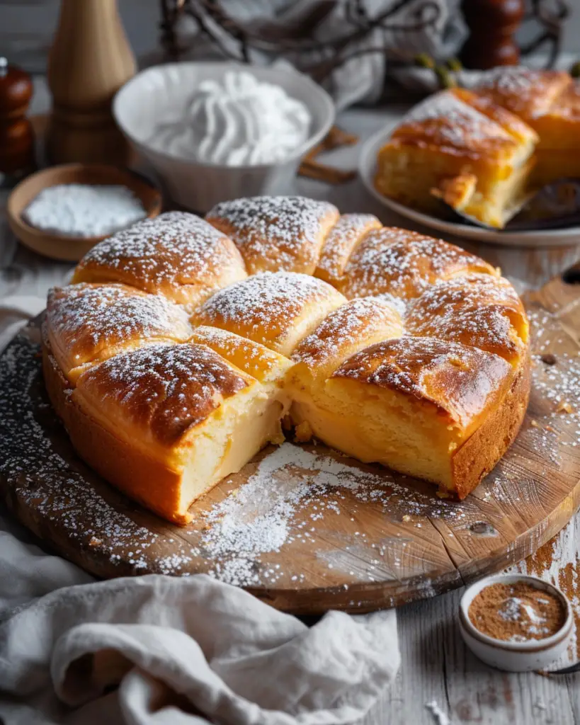 Brioche-Kuchen mit Sahne von Recipemoderne.com