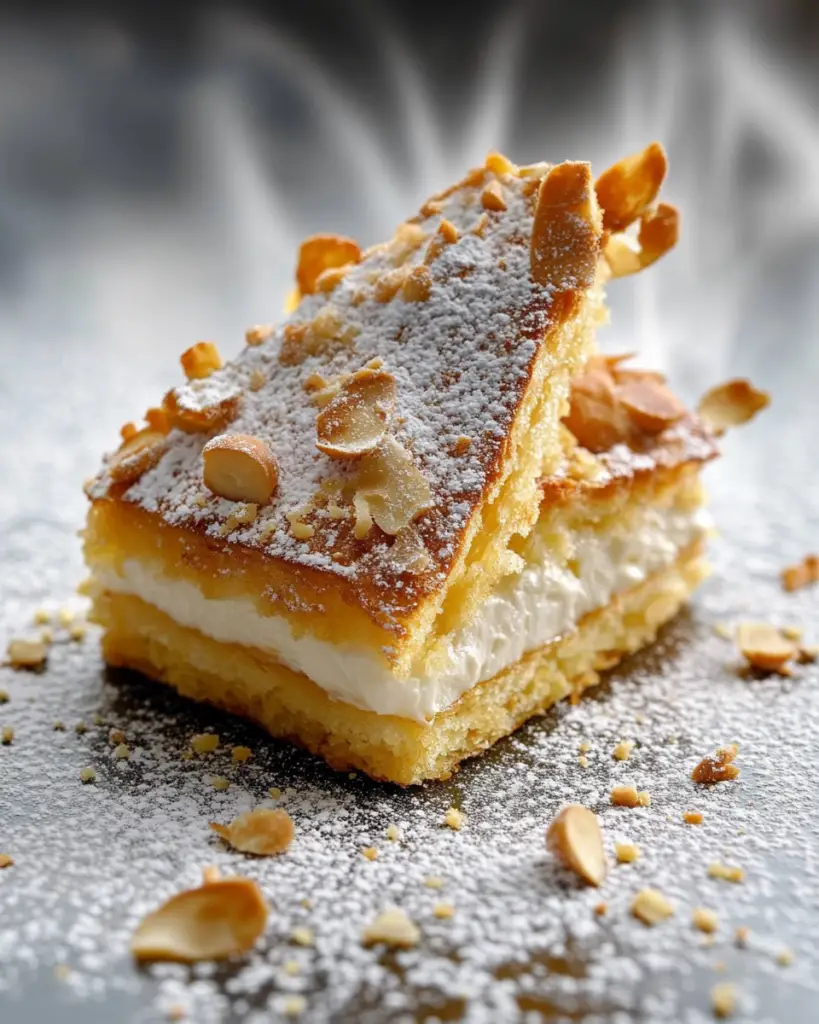 Triangle Feuilleté à la Crème d’Amandes