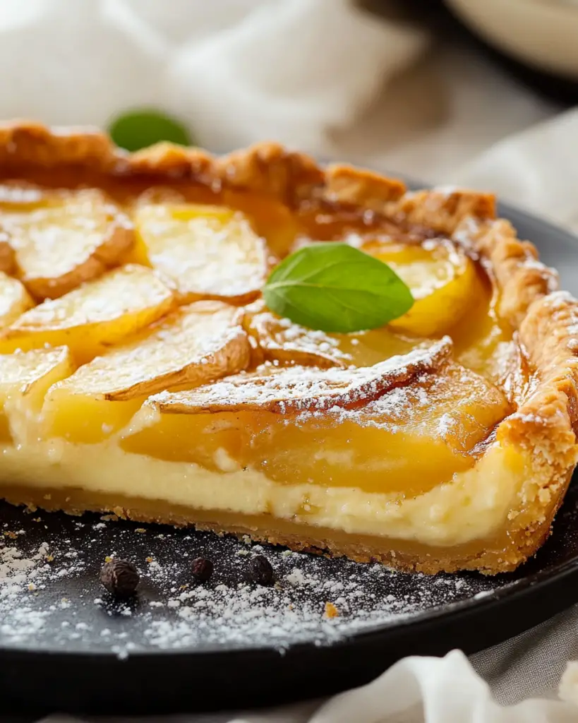 Tarte-Flan aux Pommes à l'Ancienne