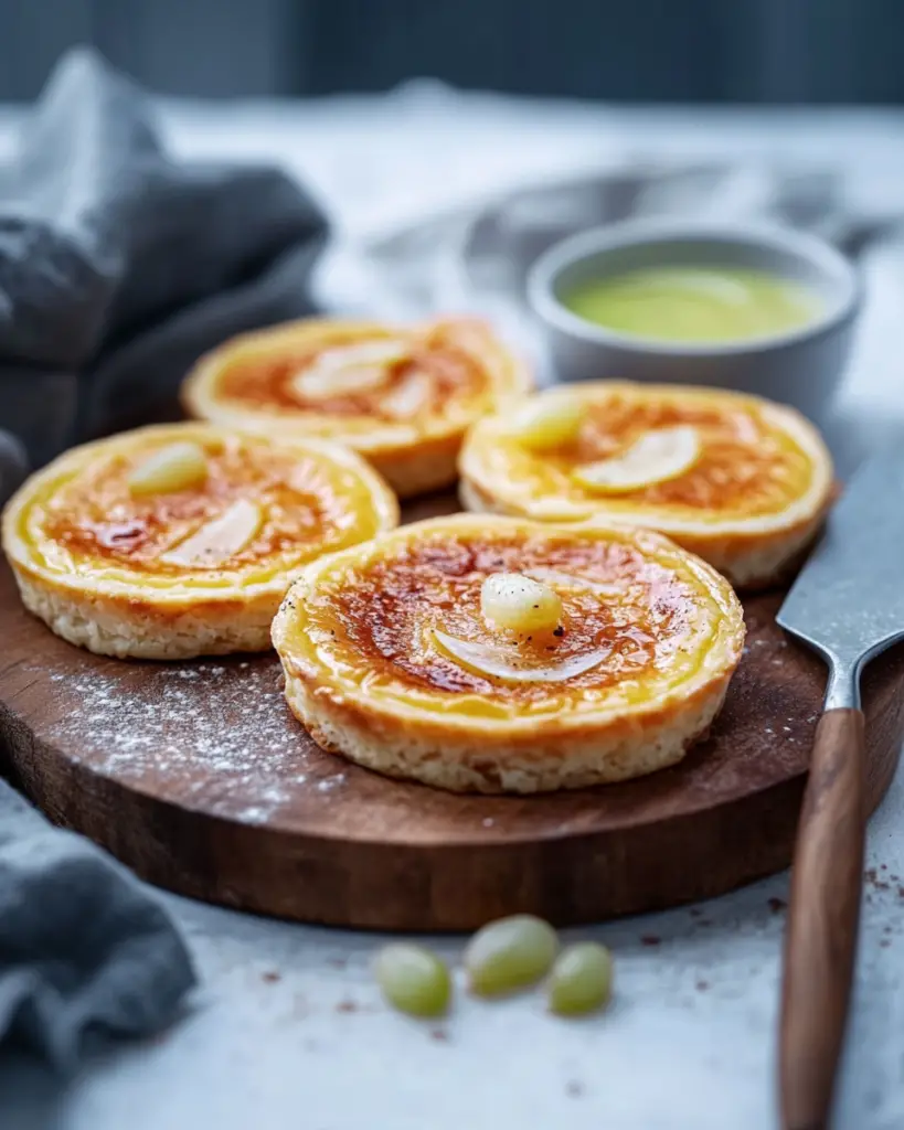 Petits flans poireaux-saumon